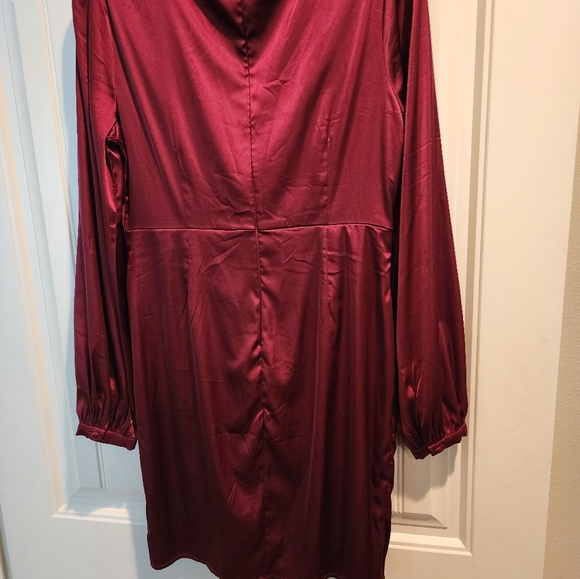 Fashion Nova Maroon Mini Dress - Picture 4 of 6